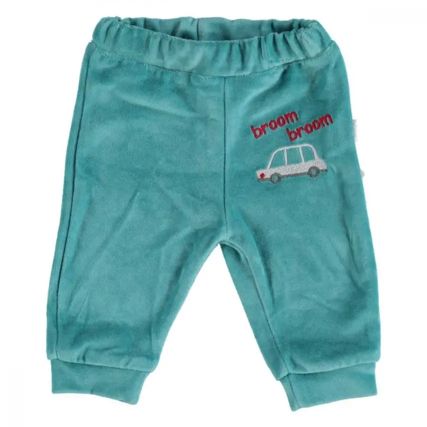 Bibaby Erkek Tek Alt Kadife Bimini Araba Petrol - 1