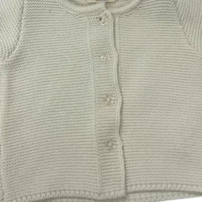 Bibaby Hırka Elegance Triko Ekru - 4