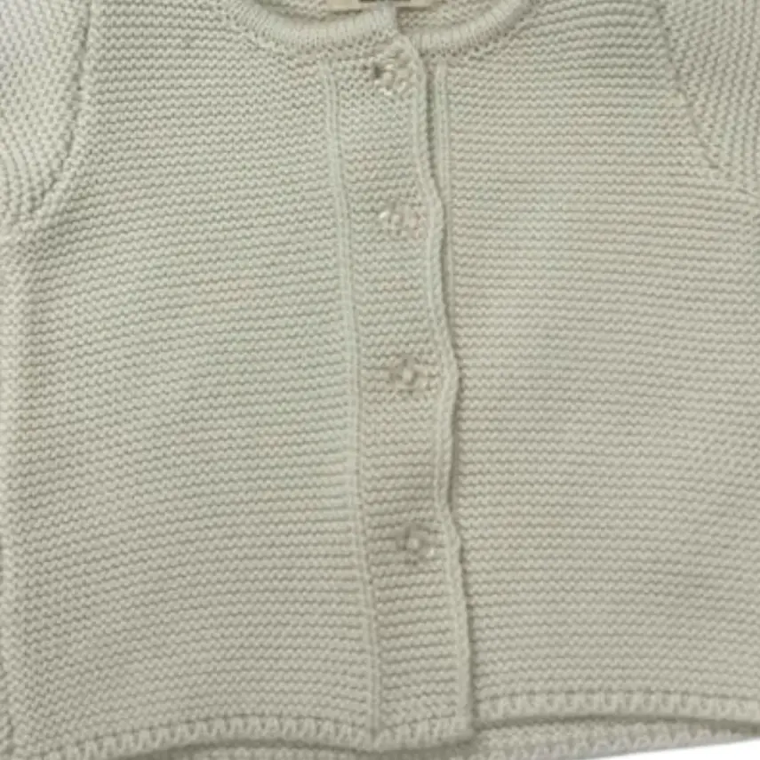 Bibaby Hırka Elegance Triko Ekru - 4