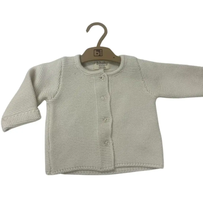 Bibaby Hırka Elegance Triko Ekru - 5