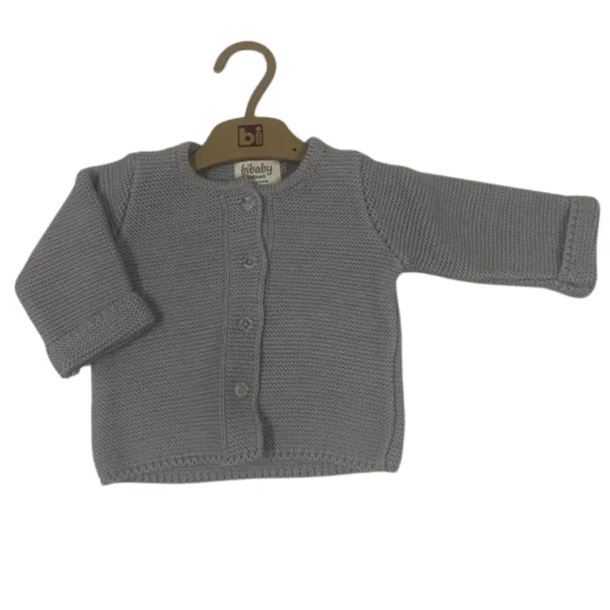 Bibaby Hırka Elegance Triko Gri - 1