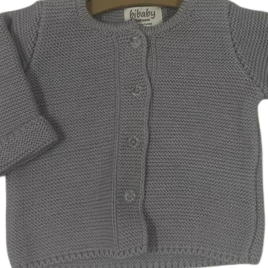 Bibaby Hırka Elegance Triko Gri - 4