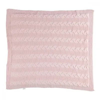 Bibaby Kız Battaniye Zincir Triko Pembe 