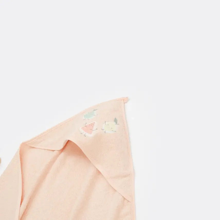 Bibaby Kız Havlu Happy Fruits Somon - 4