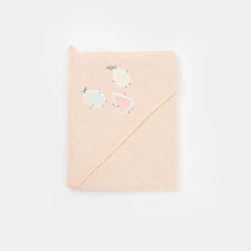 Bibaby Kız Havlu Happy Fruits Somon - 1