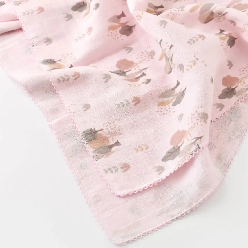 Bibaby Kız Müslin Battaniye Tree Pembe - 6
