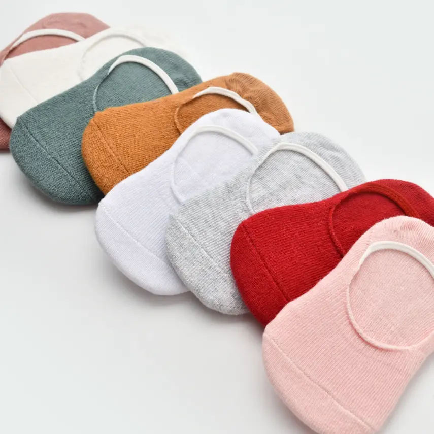 Bibaby Kız Organik Babet Çorap 2li Basic Pembe - Ekru - 3