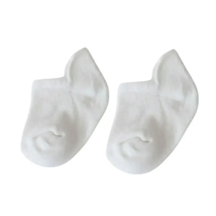 Bibaby Kız Organik Çorap Sneakers 2li Beyaz - 1