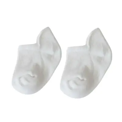 Bibaby Kız Organik Çorap Sneakers 2li Beyaz - 2