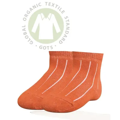 Bibaby Kız Organik Çorap Soket Simple Kiremit - 17