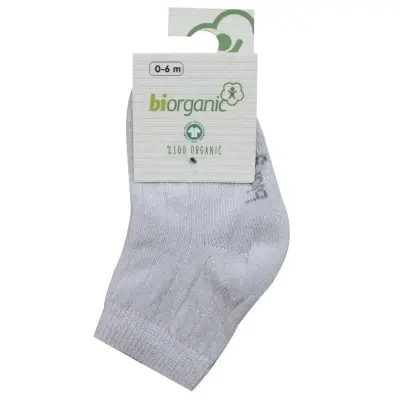 Bibaby Kız Organik Çorap Soket Simple Taş - 2