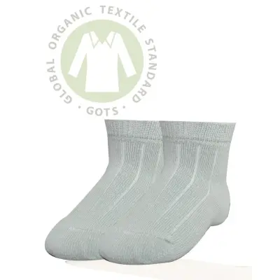 Bibaby Kız Organik Çorap Soket Simple Yeşil - 5