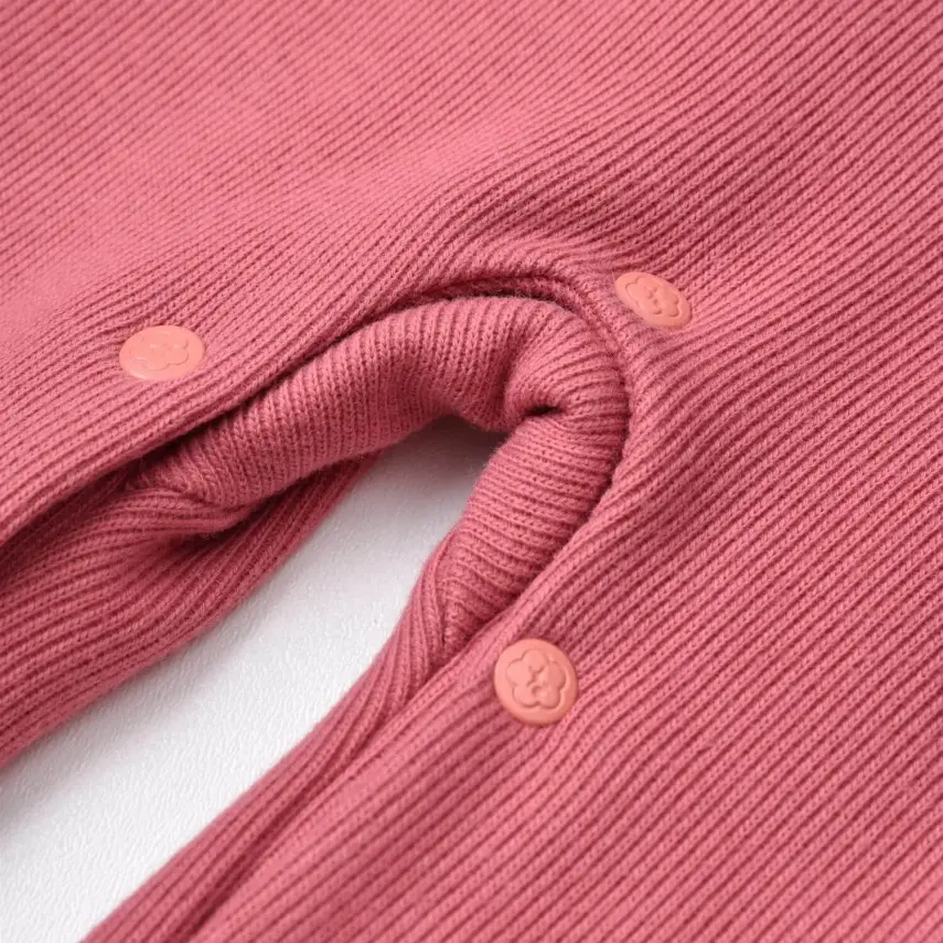 Bibaby Kız Organik Salopet Tulum Little Love Rose Dry - 10
