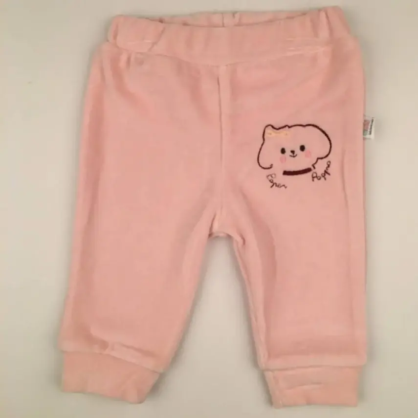 Bibaby Kız Pantolon Patiksiz Bimini Kadife Kedili Pembe - 1