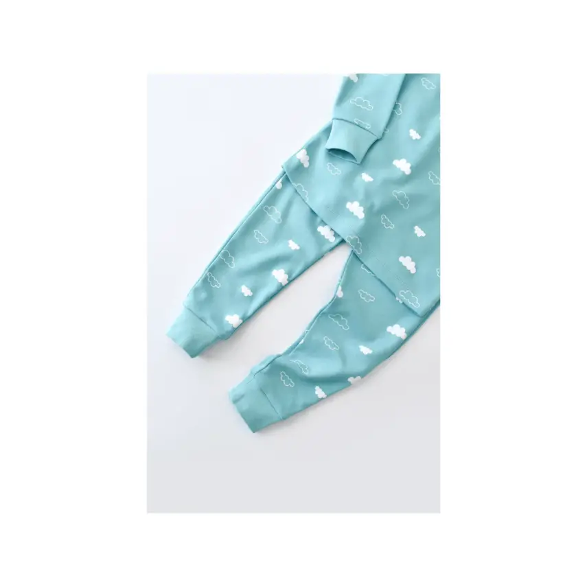 Bibaby Kız Pijama Takımı Cute Cloudy Mint - 3