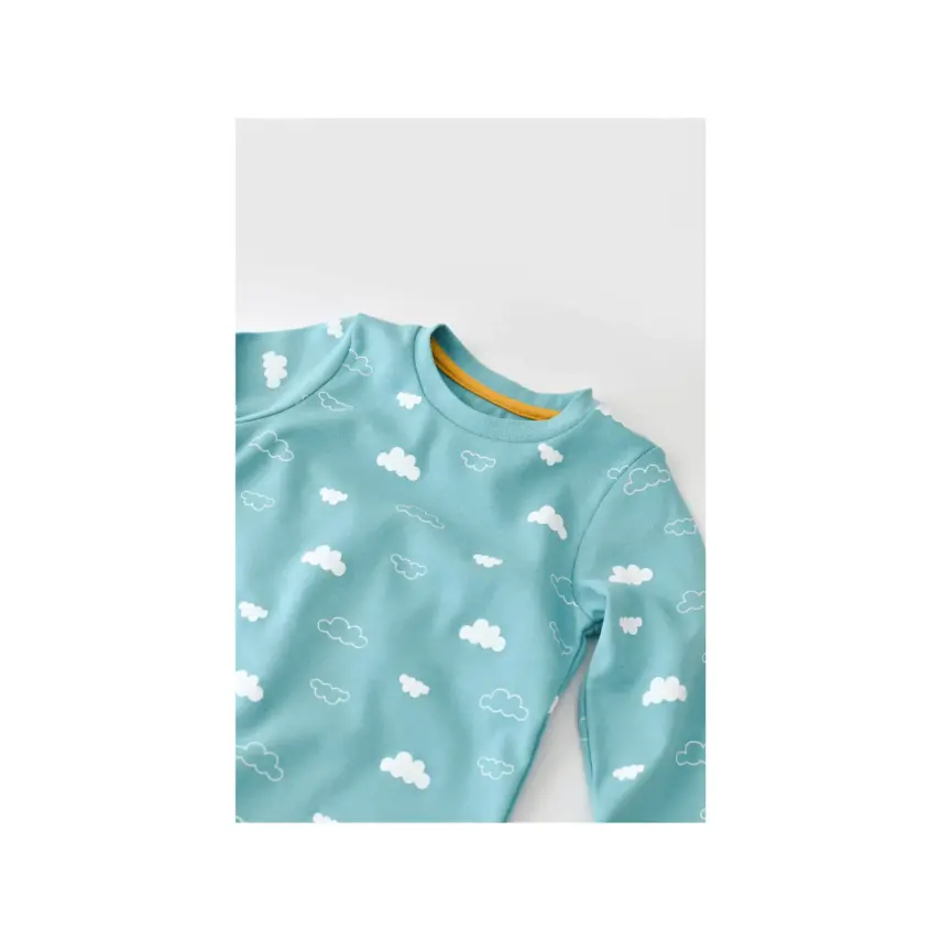 Bibaby Kız Pijama Takımı Cute Cloudy Mint - 16