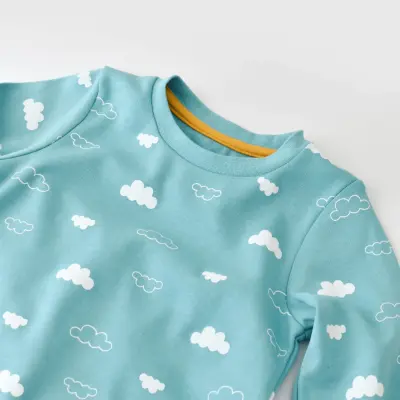 Bibaby Kız Pijama Takımı Cute Cloudy Mint - 10