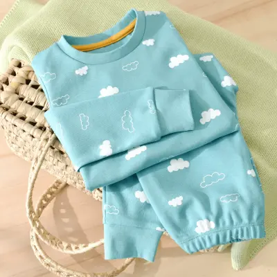 Bibaby Kız Pijama Takımı Cute Cloudy Mint - 17