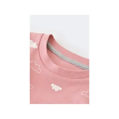 Bibaby Kız Pijama Takımı Cute Cloudy Pembe - 5