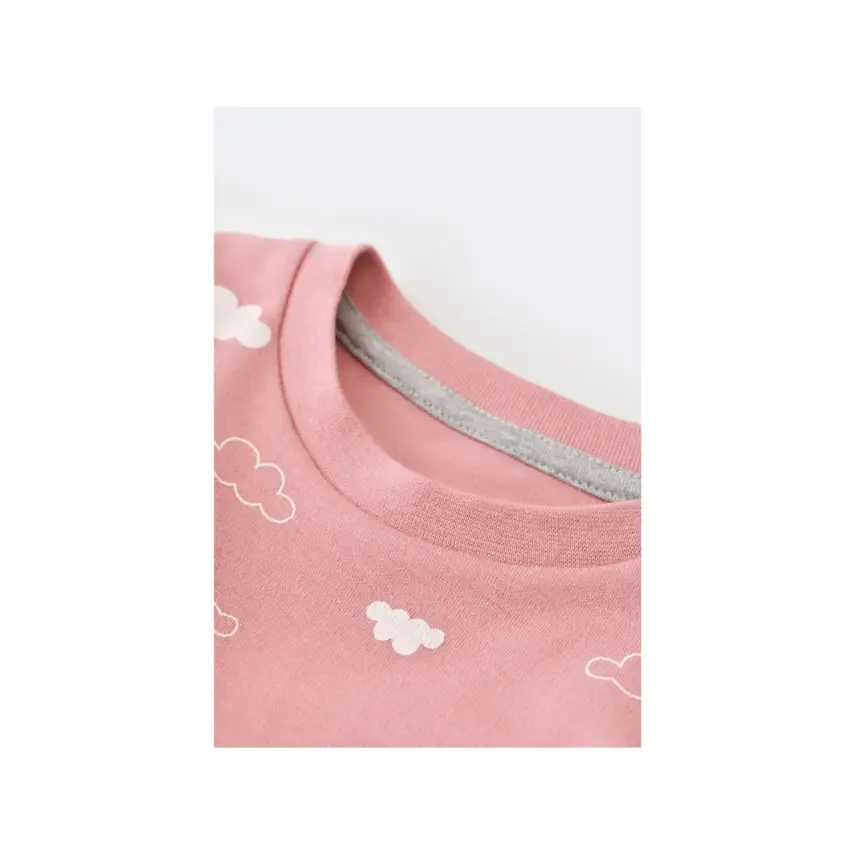 Bibaby Kız Pijama Takımı Cute Cloudy Pembe - 5