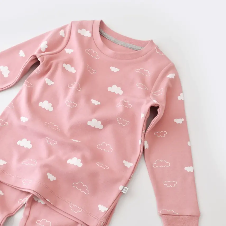 Bibaby Kız Pijama Takımı Cute Cloudy Pembe - 9