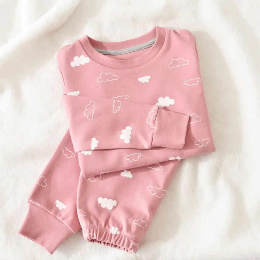Bibaby Kız Pijama Takımı Cute Cloudy Pembe - 13