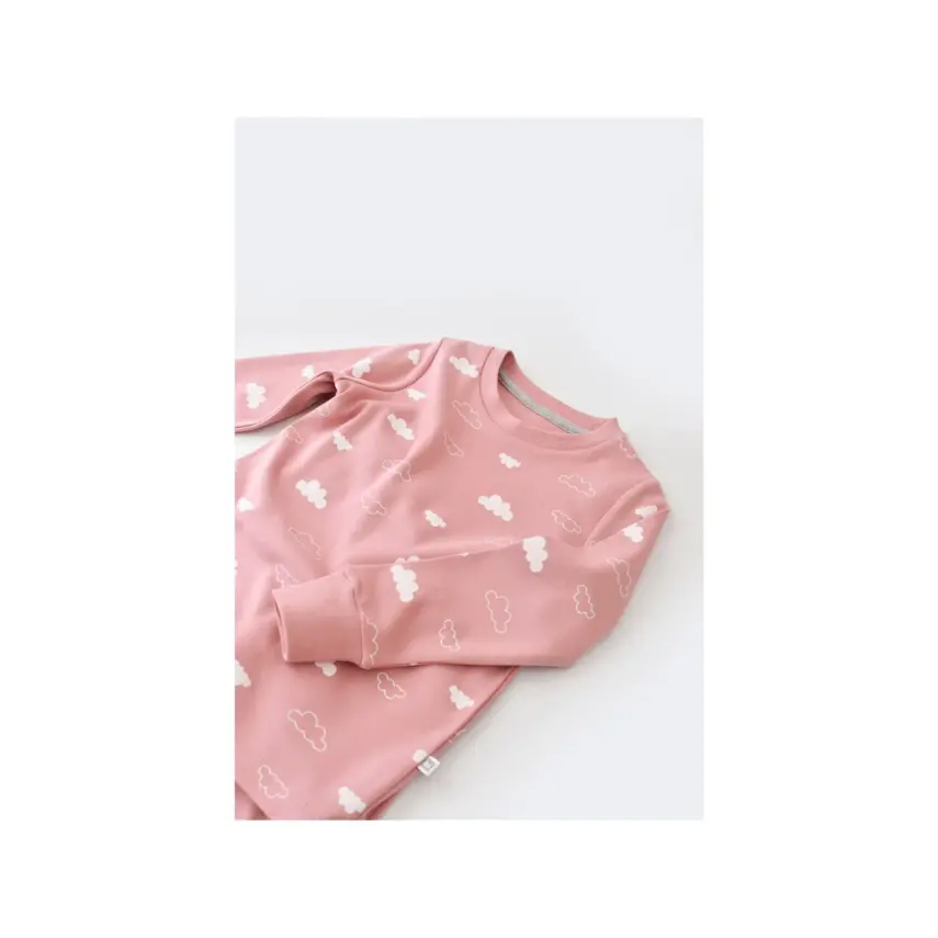 Bibaby Kız Pijama Takımı Cute Cloudy Pembe - 4