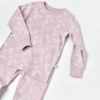 Bibaby Kız Pijama Takımı Winter Is Good Lilac Breeze - 3