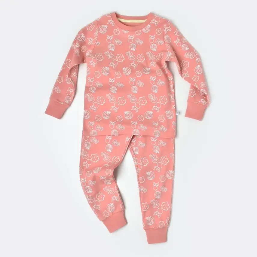 Bibaby Kız Pijama Takımı Winter Is Good Shell Pink - 1