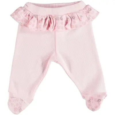 Bibaby Kız Tek Alt Patikli Pink Clover Pembe