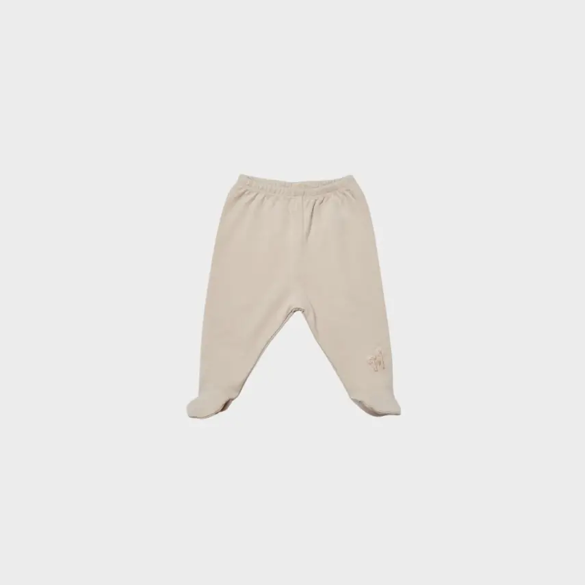 Bibaby Organik Kız Bebek 3lü Takım  Sweet Lady Baby Açık Bej - 8