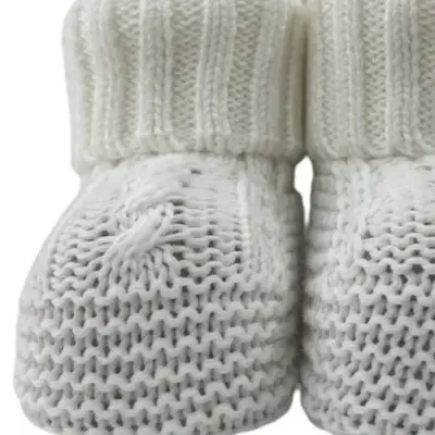 Bibaby Organik Patik Triko Colors Ekru - 2