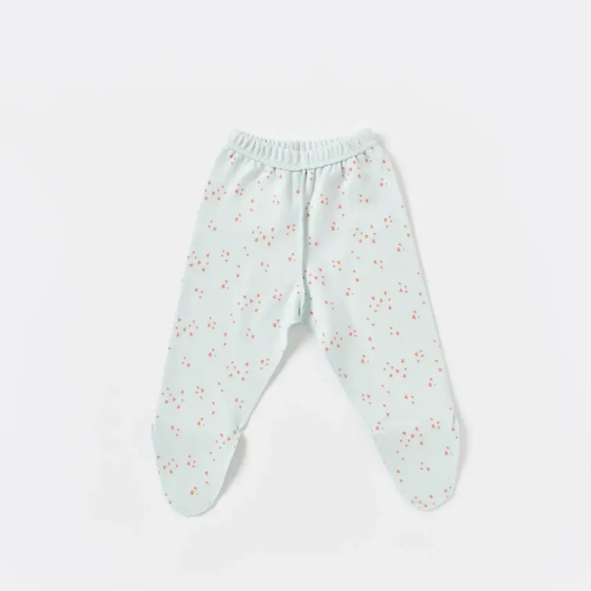 Bibaby Organik Zıbın Takımı Pretty Ears Bunny Prematüre Mint - Ekru - 5