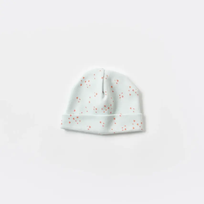 Bibaby Organik Zıbın Takımı Pretty Ears Bunny Prematüre Mint - Ekru - 8