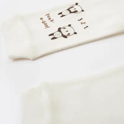 Bibaby Pantolon Patiksiz Happy Dandas Ekru - 4