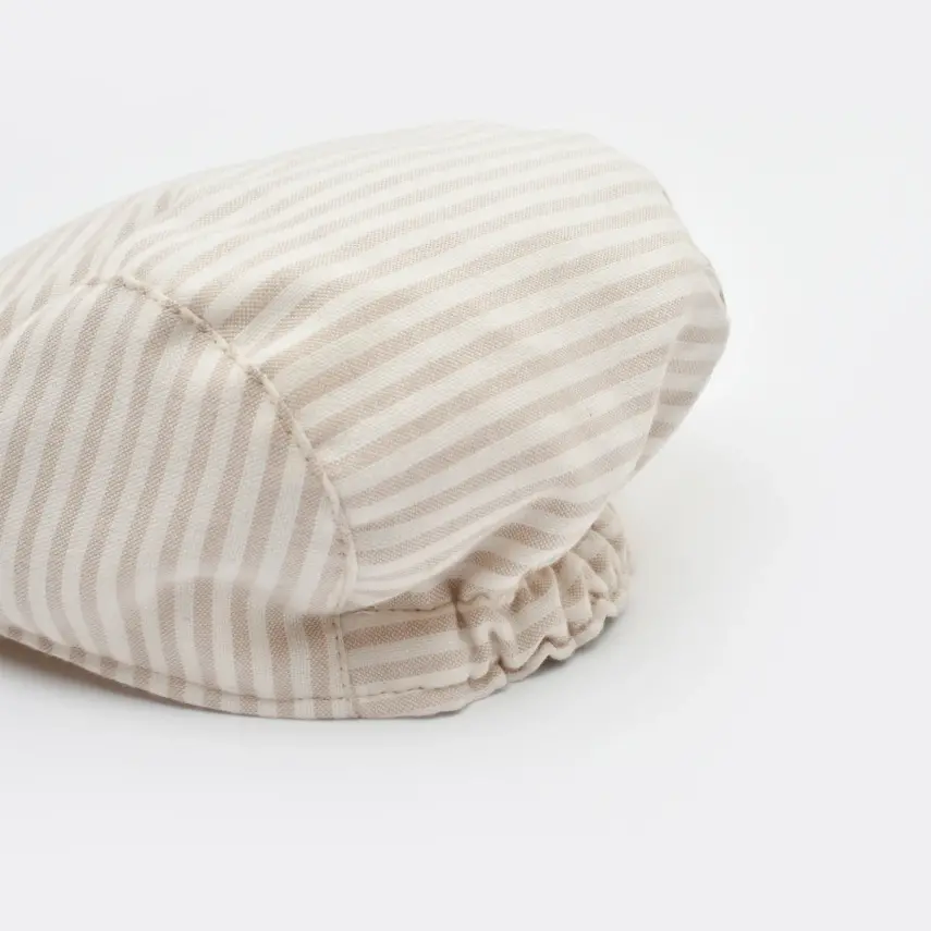 Bibaby Salopet Şortlu Royal Kasketli Bej - 4