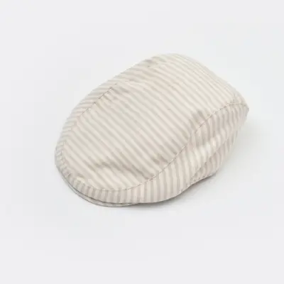 Bibaby Salopet Şortlu Royal Kasketli Bej - 9