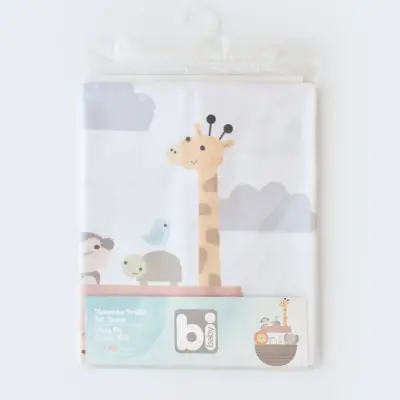 Bibaby Unisex Alt Açma Muşamba Animals On Board Ekru - 2