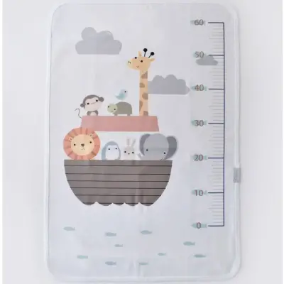 Bibaby Unisex Alt Açma Muşamba Animals On Board Ekru