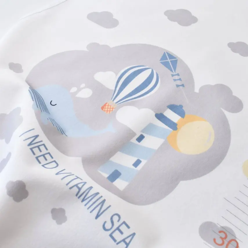 Bibaby Unisex Alt Açma Muşamba My Ocean Family Ekru - 3