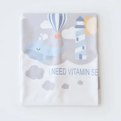 Bibaby Unisex Alt Açma Muşamba My Ocean Family Ekru - 7