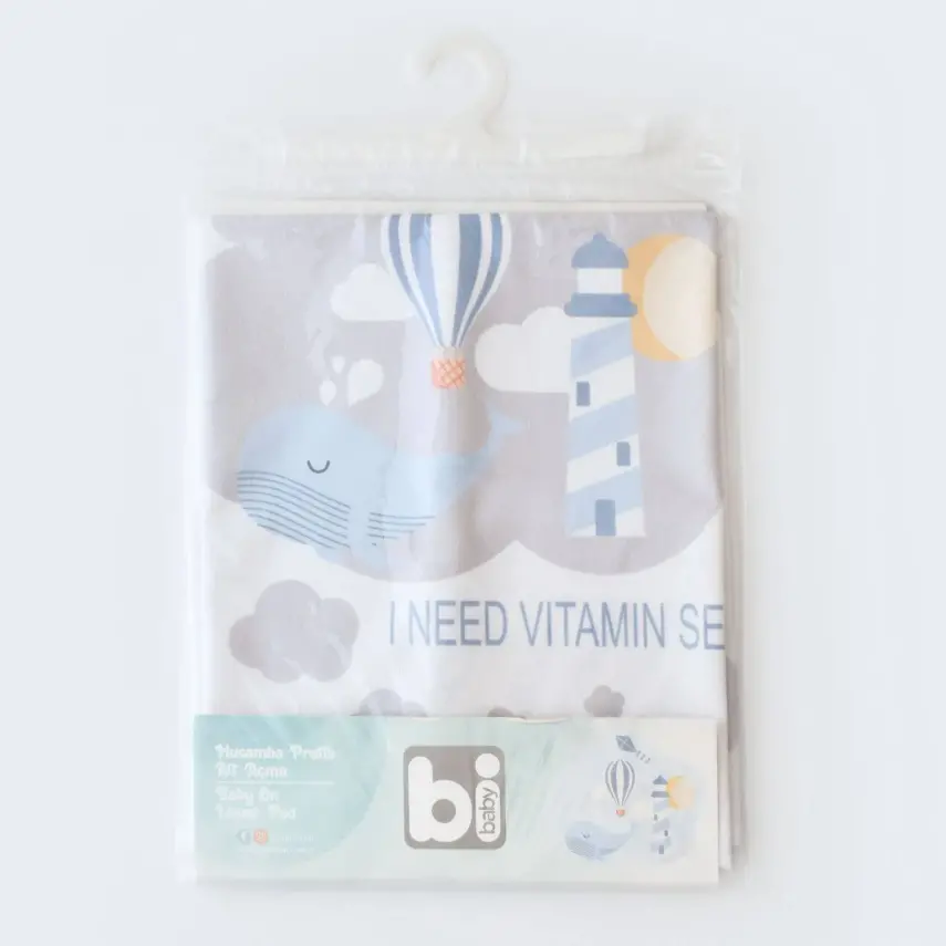 Bibaby Unisex Alt Açma Muşamba My Ocean Family Ekru - 2