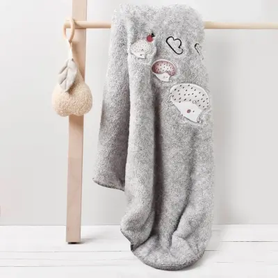 Bibaby Unisex Battaniye Basic Forest Gri - 3