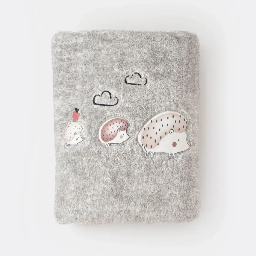 Bibaby Unisex Battaniye Basic Forest Gri - 1