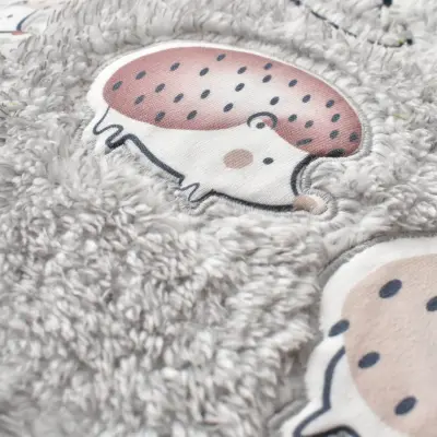 Bibaby Unisex Battaniye Basic Forest Gri - 4