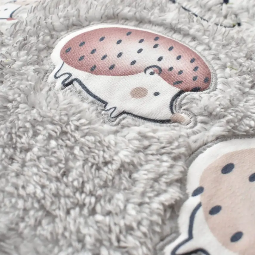 Bibaby Unisex Battaniye Basic Forest Gri - 4