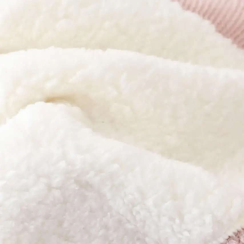 Bibaby Unisex Battaniye Hasır Triko Pembe - 5