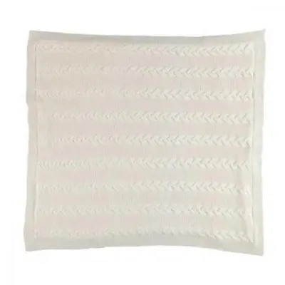 Bibaby Unisex Battaniye Zincir Triko Ekru 