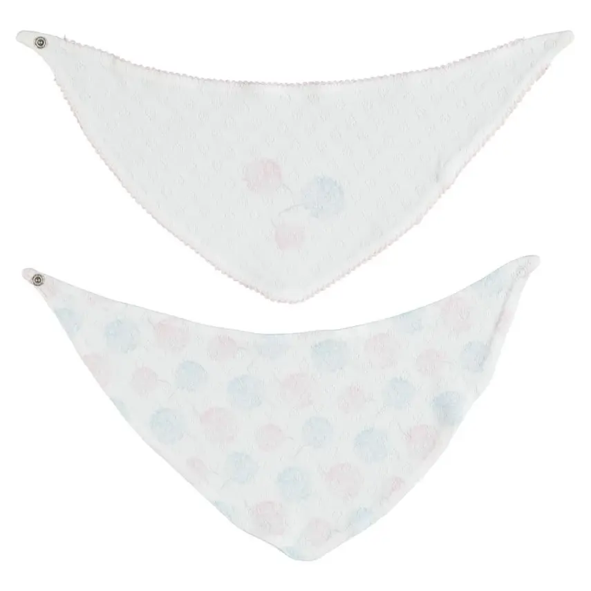 Bibaby Unisex Fular Önlük 2li Party Garden Ekru - 1