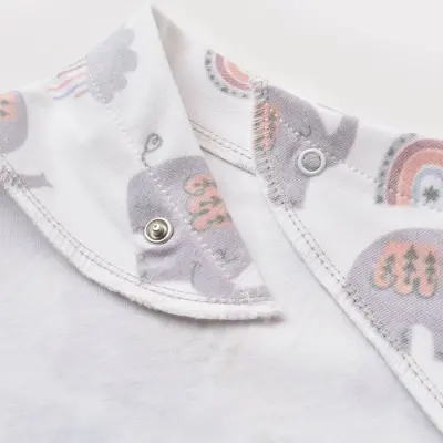 Bibaby Unisex Fular Önlük Bimini New Cute Elephant Boy - 3